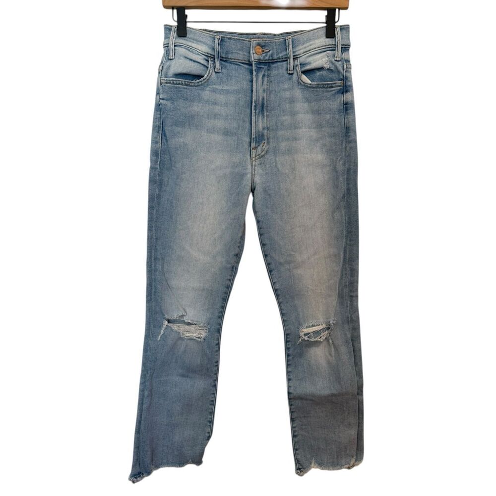 Mother Jeans The Hustler Ankle Chew Petal Plucker Size 27